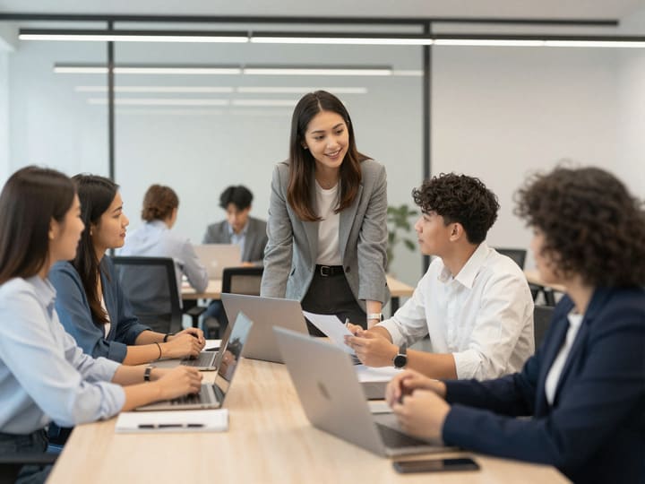 Líderes desarrollando confianza organizacional en empresa hondureña con metodología FranklinCovey
